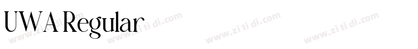 UWA Regular字体转换 UWA Regular字体转换